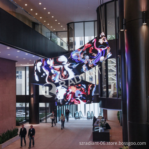 P6 curved led display video wall
